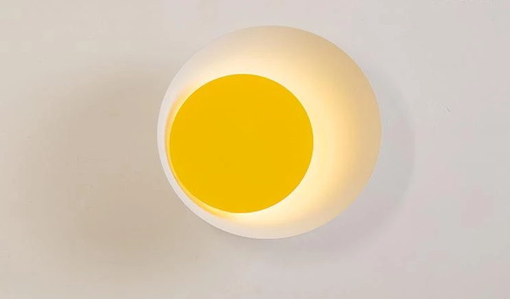 Grais - Modern Nordic Macaroon Moon LED Wall Lamp